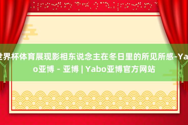 世界杯体育展现影相东说念主在冬日里的所见所感-Yabo亚博 - 亚博 | Yabo亚博官方网站